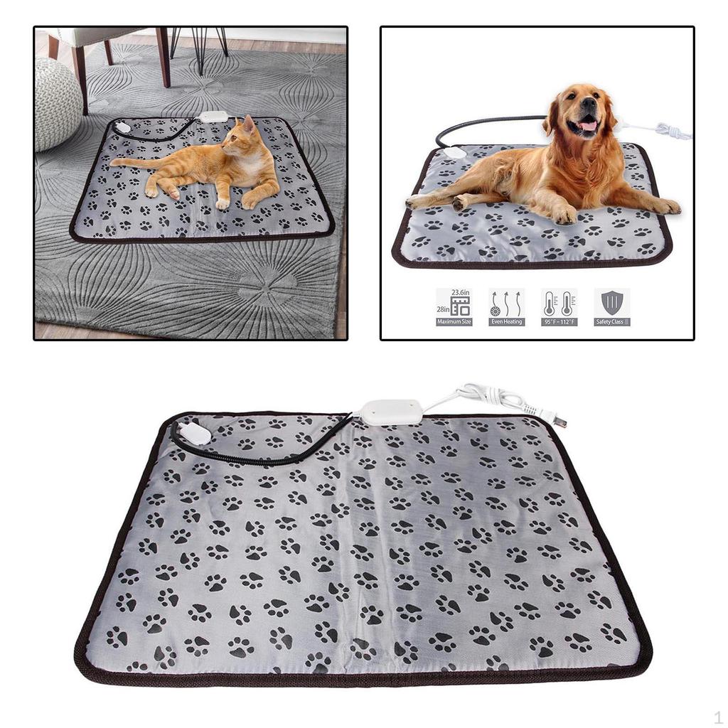 Pet Electric Heat Pad Red Blanket Heated Heater for Whelping Puppy Cats Indoor