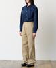 DENMADE (Women) Den0661 Wide Chino Pants (Beige)