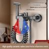 German Style Brass Wall-Mounted Shower Set with Hand Spray