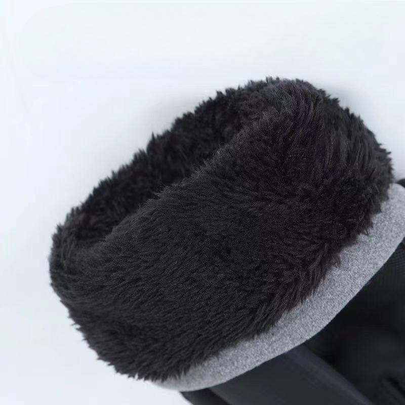 New Outdoor Warm Gloves for Skiing Winter Men Plus Velvet Thickened Windproof Waterproof Cold Riding Electric Bike Touch Screen