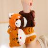 Cute Panda Raccoon Lion Dog Rabbit Monkey Tiger Plush Doll Slap