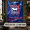 Personalized Wall Tapestry,Ipswich Town Custom Text, Soft Fabric Wall Art For Indoor Decoration