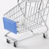 2 Tier Mini Shopping Cart Small Basket Toy Preschool Learning Toys Pretend Grocery