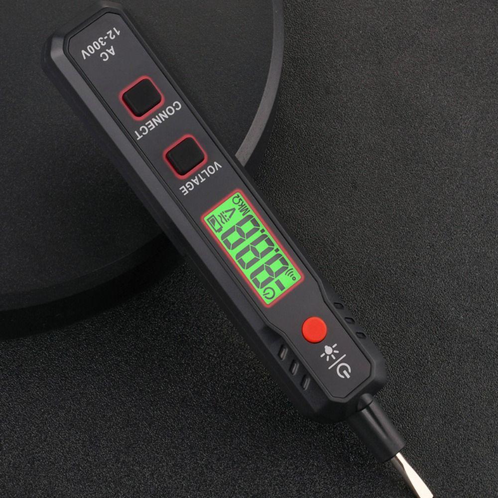 HT89 12V-300V Multitester Non-contact Voltage Detector Tester Pen  Smart Meter Pencil Indicator Electrician Tools Screen Display