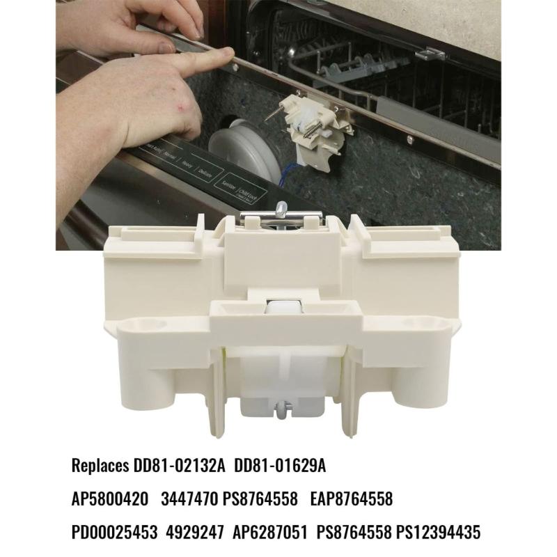 00048 DD81-02132A Replacement Dishwasher Lock Assembly Easy Installation for DW80F600UTB DW80F600UTS DW80K5050UB