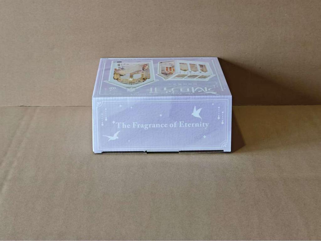 Tianyu TC21 Eternal Fragrance DIY Miniature House Bookend - Creative Handmade Assembly Model for Qixi Birthday Gift