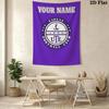 Custom Name Újpest FC Wall Tapestry Aesthetic Wall Hanging Printed Fabric Blanket Decorative Tapestries for Bedroom Living Room Home Decor