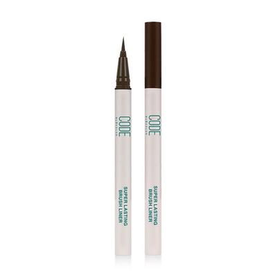 P Super Lasting Water Proof Brush Liner 0.6g, Brown, 1 Piece