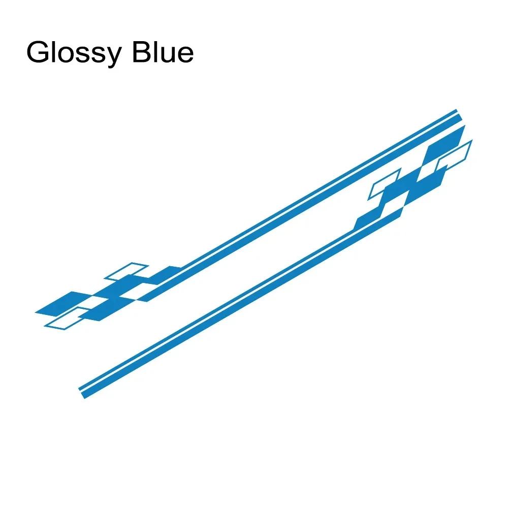 Car Door Side Skirt Vinyl Stickers For Ford Fiesta MK6 MK7 Mk8 6 7 ST Auto Line Graphic Decoration Decal Tuning Accessories