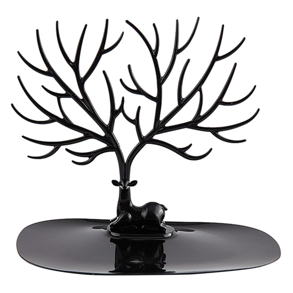 Jewelry Display Rack Deer Tree Display Stand Deer Antler Jewelry Organizer Holder Storage Rack for Home Shop Necklace