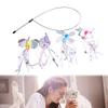 Cat Teaser Wand Toys Fun Interactive Cat Teaser Stick with 4pcs Replaceable Attachments for Indoor Cats Kittens