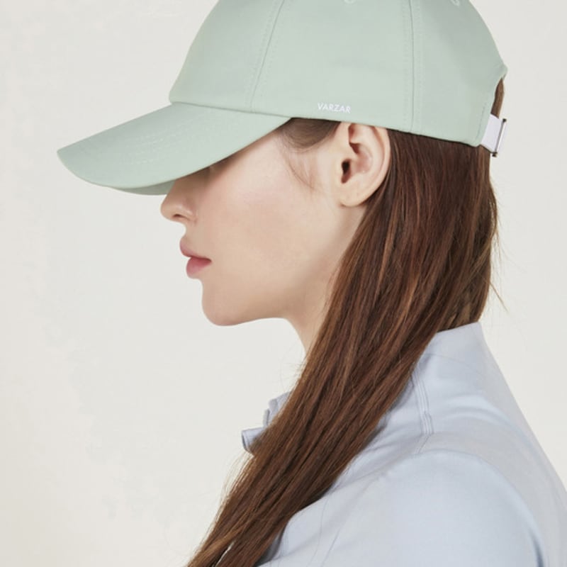 

VARZAR Бейсболка оверсайз в стиле athleisure с заклепками на шлевке для ремня, мятная FREE