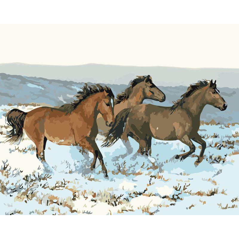 Frameless Digital Oil Painting for Entrance Hall - 40x50 Pigment Kit.