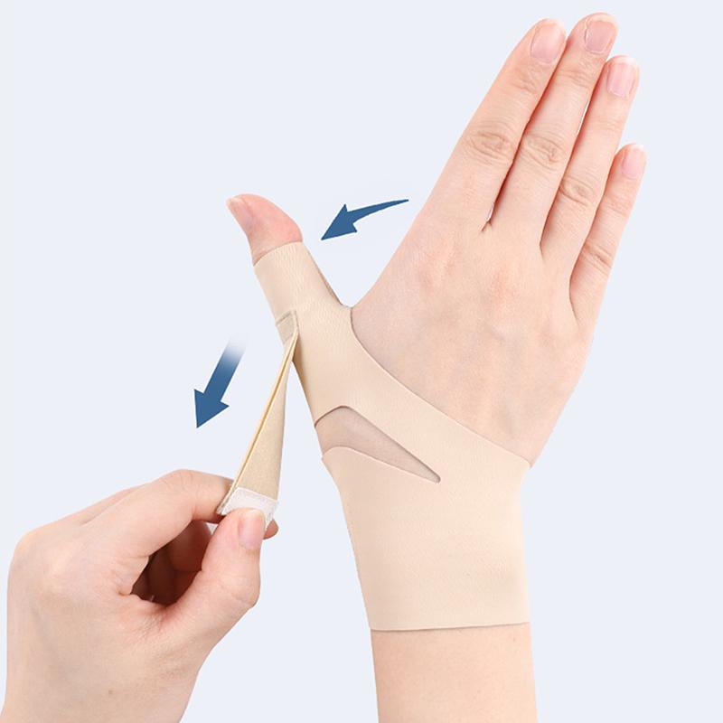 1Pc Thumb Brace Wrist Stabilizer Pain Relief Right Or Left Hand Soft Thumb Support Compression Sleeve Protector For Women Men