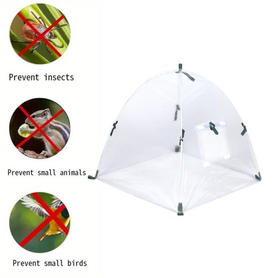 Kryt rostlinného stanu Pest Barrier s kolíkem Venkovní zahrada Ovoce Zelenina Rostlina Stínící síťovina Síťovaný kryt Ochranný kryt proti ptákům a zvířatům