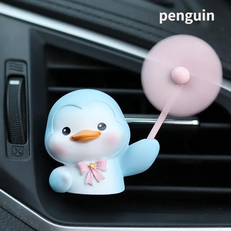 Creative Cartoon Car Air Outlet Amusement Park Decorations Cute Small Animal Air Conditioning Air Outlet Accessories Car Decor