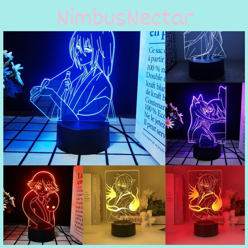3d Led Light Kamisama Love Tomoe Figure Bedroom Decor Night Birthday Room Gift
