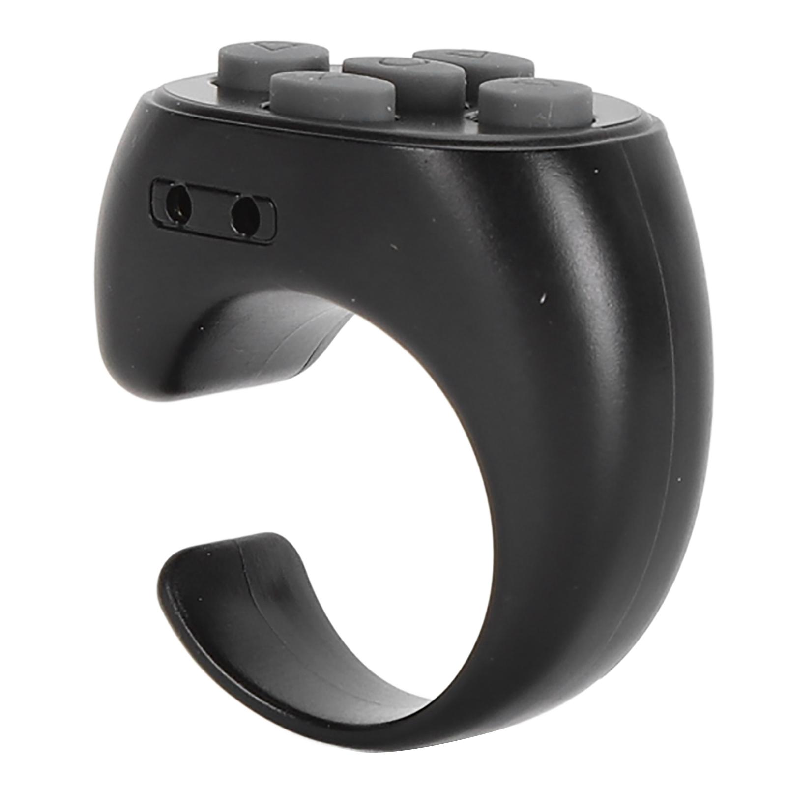 

Кольцо прокрутки Bluetooth для перелистывания страниц, камера, пульт дистанционного управления для записи видео с чехлом для зарядки для Android чёрный