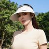 Hat Women's New Summer Cycling Outdoor Sports Hat Alphabet Smiley Face Empty Top Sun Hat Sunscreen Sun Hat