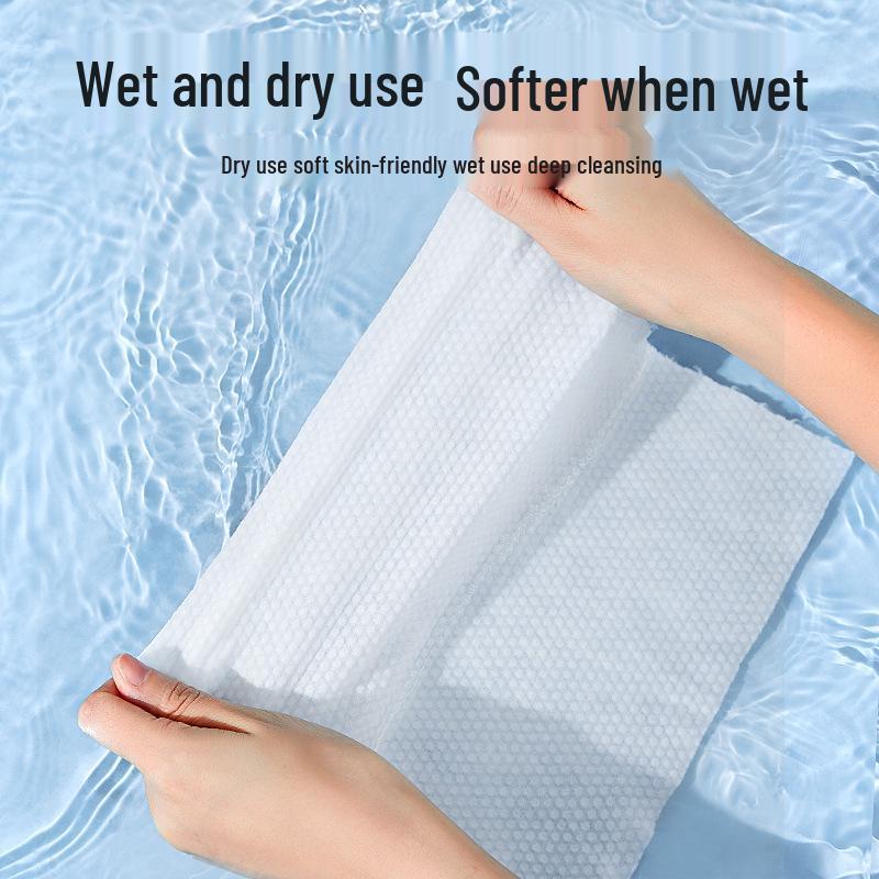 600g Salon Quality Disposable Facial Cleansing Wipes - Large Roll Cotton Soft Makeup Remover Wipes