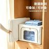 Foldable Fabric Storage Box With Transparent Window Clothes Blankets Bedroom Closet Organization