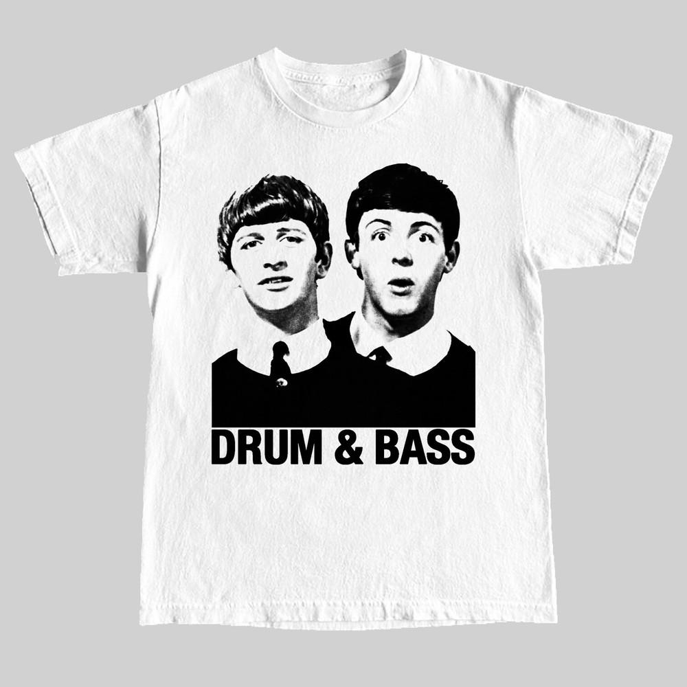 Drum amp; Bass TShirt Paul/Ringo Unisex T-Shirt S