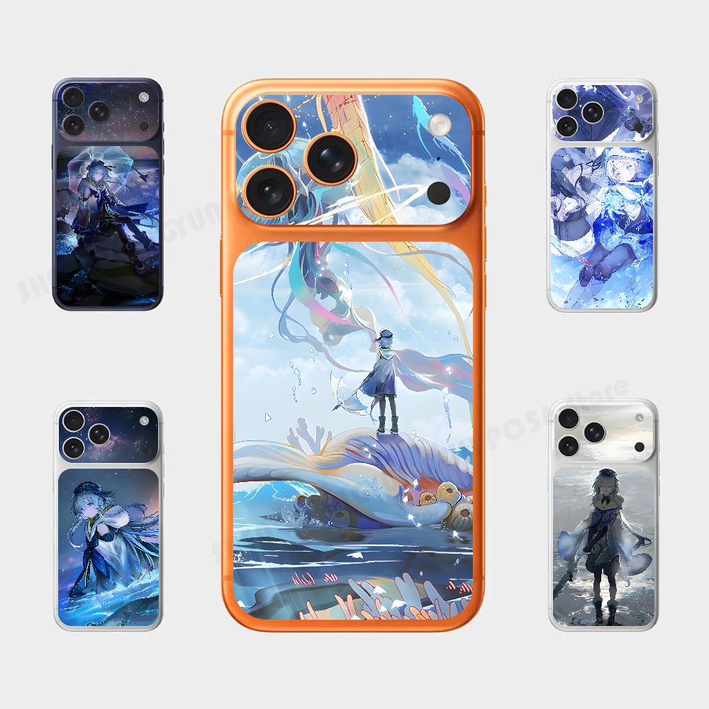 Game A-Arknights M-Mizuki For IPhone 17 Pro ProMax Full Back Cover Decal Wrap Skin Rear Protective Sticker Film