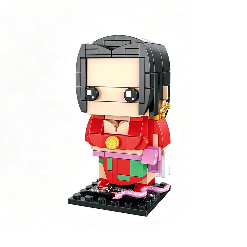 Hot  Luffy Zoro Chopper Hancock Building Blocks Mini Bricks Model Toy Collectible Decor For Childs Adults Gifts Bricks
