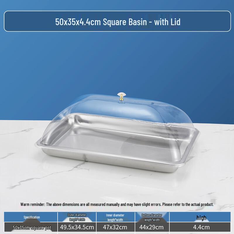 Jingzhifeng Stainless Steel Food Display Tray with Lid