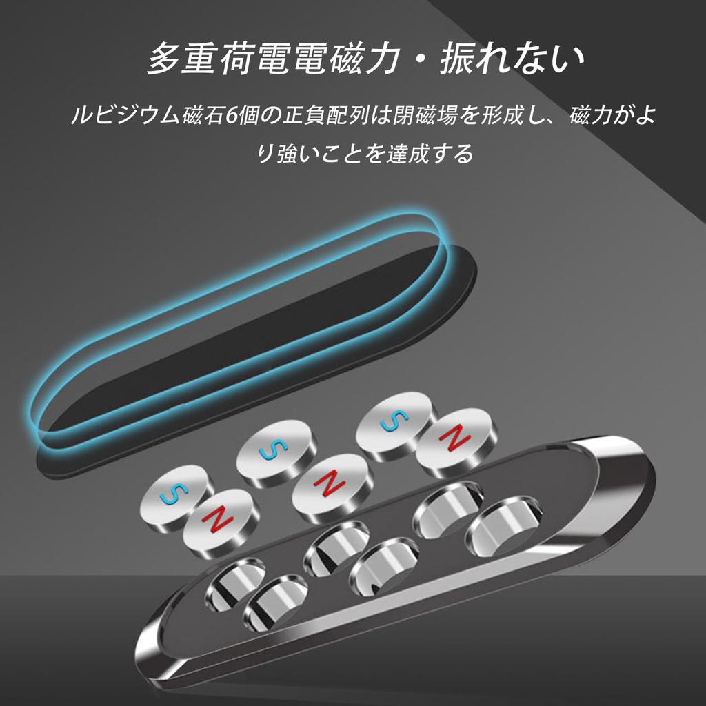 Car Holder Magnet, Super Strong Magnetic Fall Prevention, Adhesive Type,