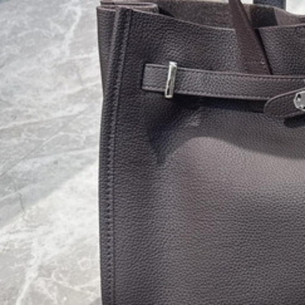 26 New Leather Women's Bag Top Layer Cowhide Revised Casual Tote Bag Hand-to-hand Shoulder Cross-body Bag Cross-border Wholesale