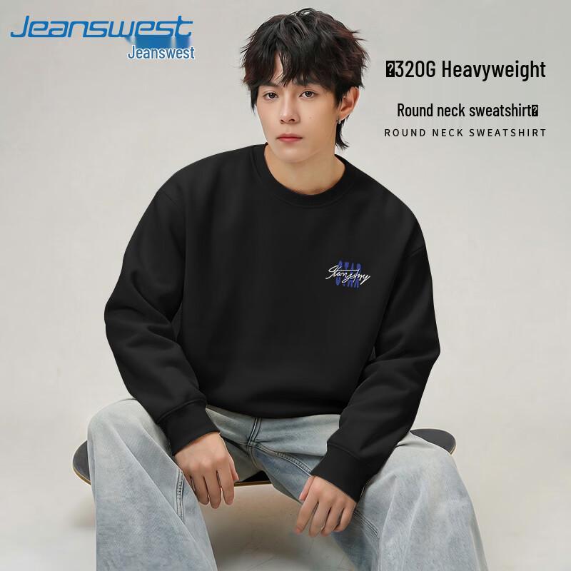 Мужской свитшот с круглым вырезом из плотного материала Jeanswest L