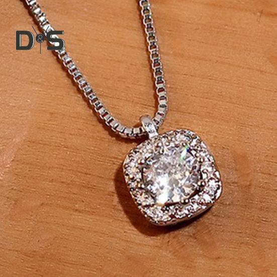 Tropfen-Halskette, kubischer Zirkonia, funkelnde Diamant-Halskette, Kristall-Strass-Glitzer-Halskette, Schmuck, Muttertag, Jahrestag, Geburtstag