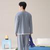 MiiOW Pajamas, Autumn And Winter Pure Cotton oungewear, arge Size Casua Round Neck New Simpe Stye Home Wear Set