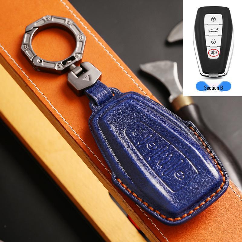 Geely Key Case for New Xingrui, Emgrand GS, Bin Yue, Xing Yue, Boyue Pro, Binrui, Icon, Vision - Male Shell Buckle