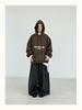 Becabeau Winter Korean-Style Loose Plus-Size Casual Letter Hooded Fleece Sweatshirt
