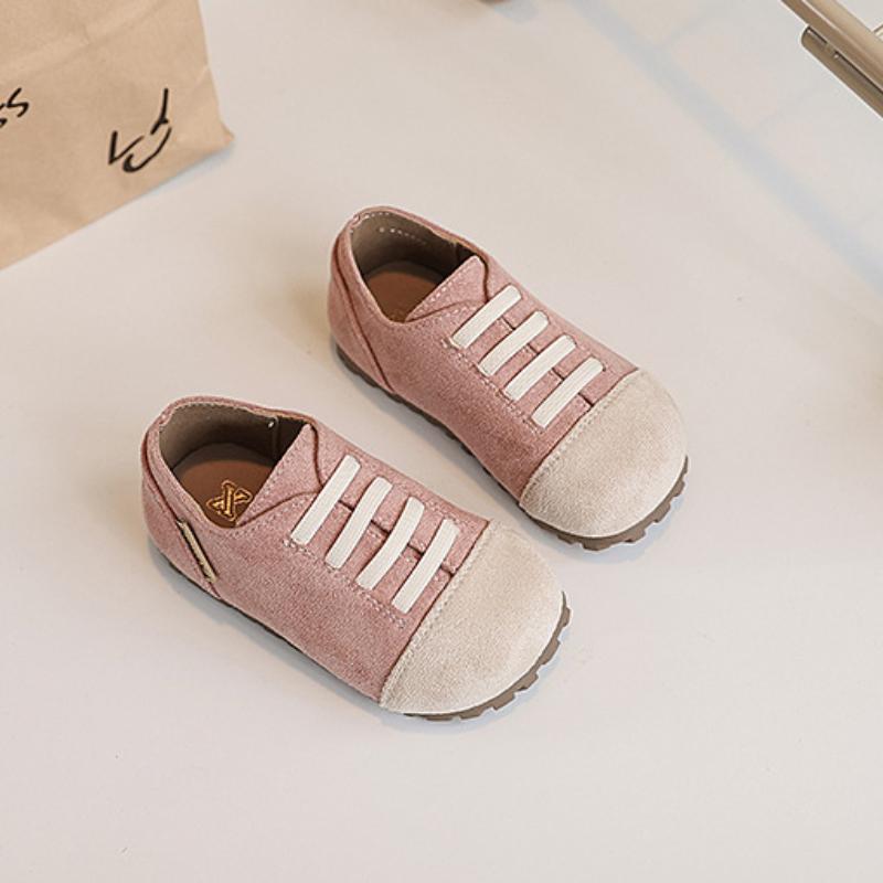 Spring Kids Shoes New Fashion Comfort Boys Shoes Flat Anti Slip Soft Classic Girls Shoe Simple Retro Lightweight Casual Shoe