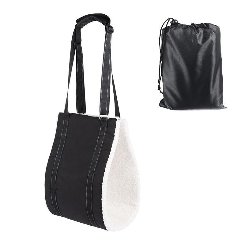 

Помощь питомцам: Уличные поводки для пожилых собак, реабилитационные нагрудники для собак-инвалидов S чёрный