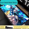 Large Mouse Pad One Piece Law Carpet Office Laptop Pc Gamer Keyboard Mat XXL Mousepad Edge White Tassel Rubber Table Mat