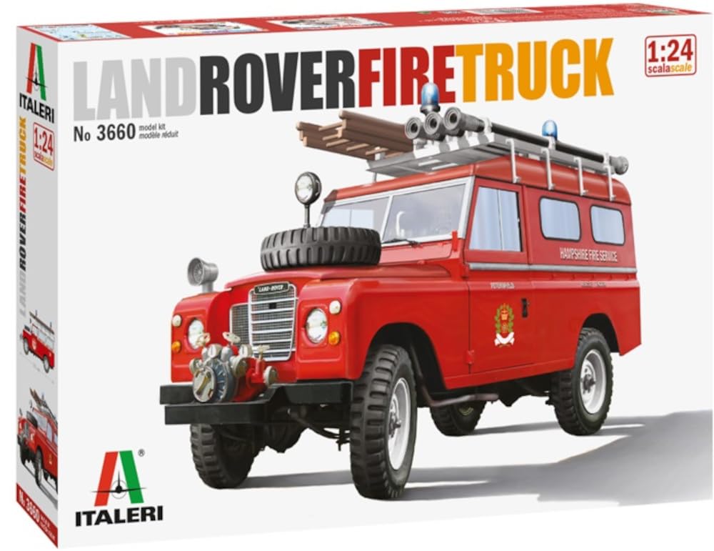 

Пожежна машина Platz Italeri Land Rover пластикова модель IT3660 1/24