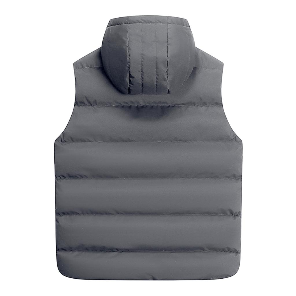 Ležérní pánská vesta Pánská volná a zimní teplá péřová bavlněná vesta Kabát