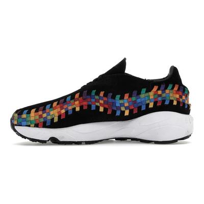 Air Footscape Woven Rainbow Women Sneakers Black White FB1959-002