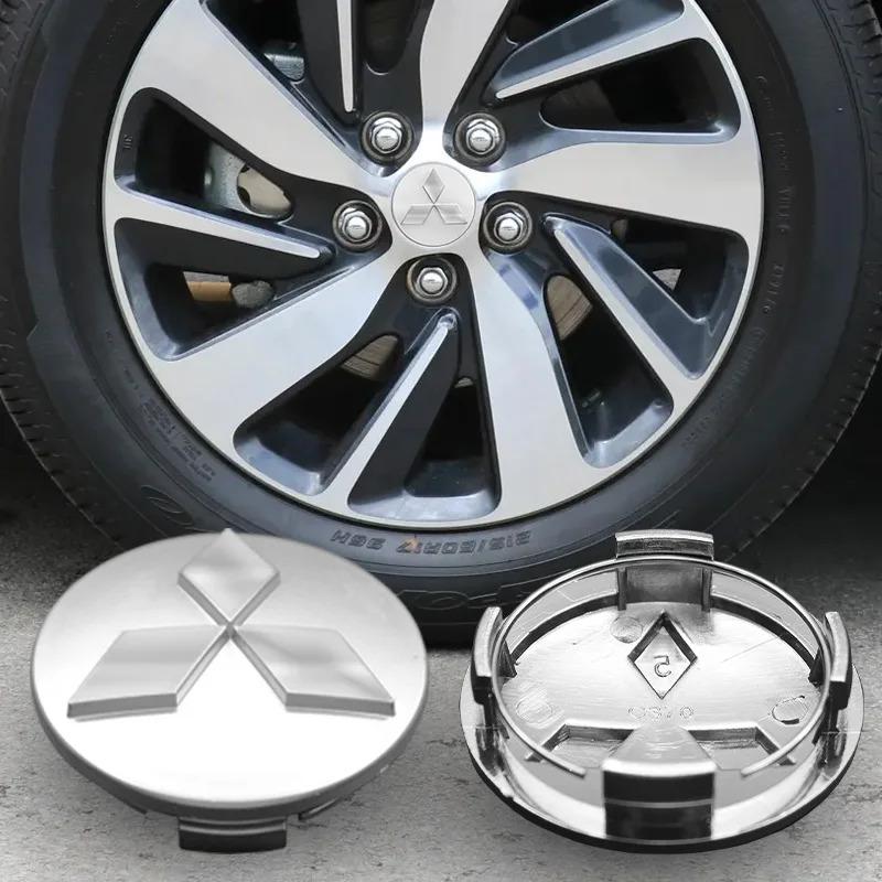 4Pc 54mm Car Wheel Center Cap Hub Covers Badge Accessories For Mitsubishi Outlander Lancer 10 9 ASX RALLIART Eclipse L200 Pajero