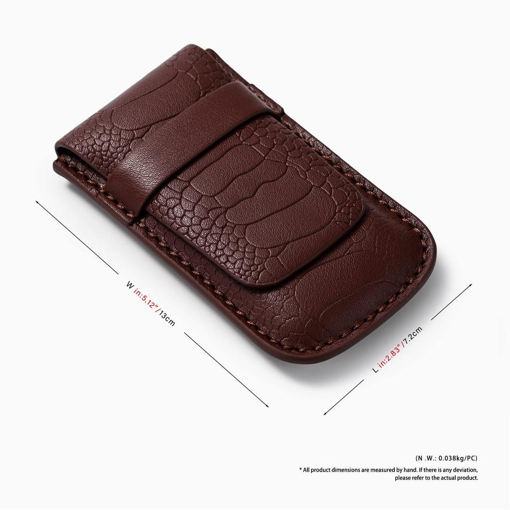 Woodten Crocodile Embossed Watch Watch Storage Unique Watch Case for One Portable Watch Box Case, Bag, Watch,
