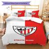 Bilbao logo Patrón Juego de Ropa de Cama Colcha Colcha Funda de Almohada Decoración del Hogar Regalo de Cumpleaños (1 * funda nórdica + 2 * fundas de almohada, sin núcleo)