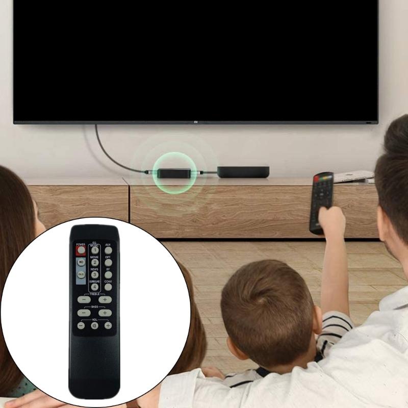 Remote Controller For NK6 Soundbar Featuring Quality Plastic Design And Easy To Use Button Layout Smoothly Action
