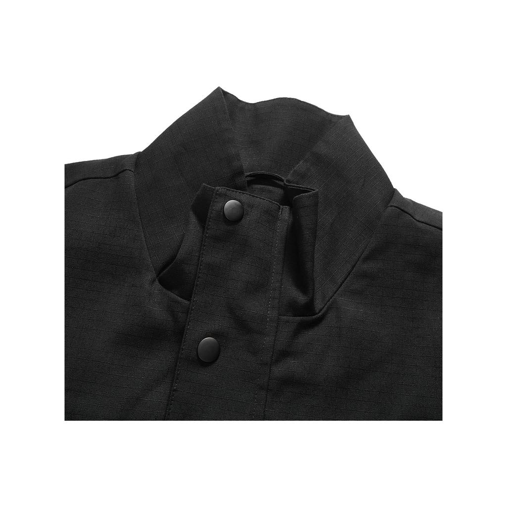 Fila Fusion Multi-Pocket Workwear Stand Collar Woven Jacket Men Jackets Black T11M013703F-BK