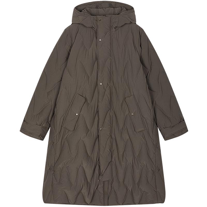 

JNBY 2025 Зимняя Свободная Пуховая Куртка с Капюшоном S