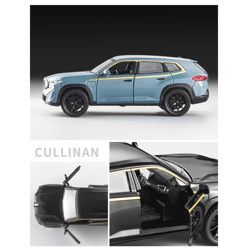 1/32 BMW THE XM SUV Alloy Car Model Sound and Light Pull Back Children's Toy Collectibles Birthday Gift