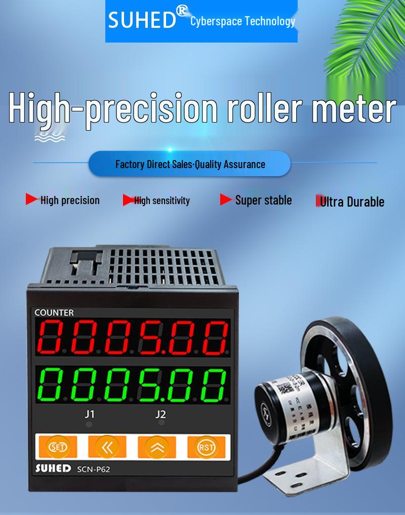 Intelligent Digital Display High-Precision Roller Encoder Edge Banding Machine Odometer Counter (Fully Automatic)